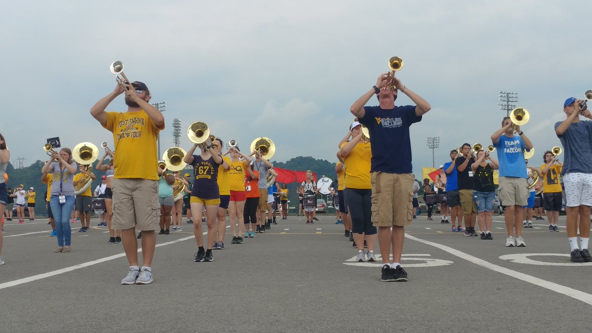WVUDrumline's tweet photo. We get by with a little help from our friends 🎶 #WVU #BeatlesShow https://t.co/3kNZD6dNdt