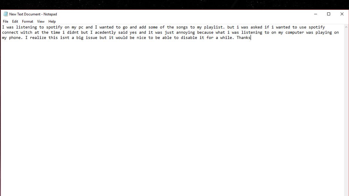 wesley_tt2's tweet photo. @SpotifyCares Sorry ran out of characters here is a photo of my message https://t.co/S56wWO018e