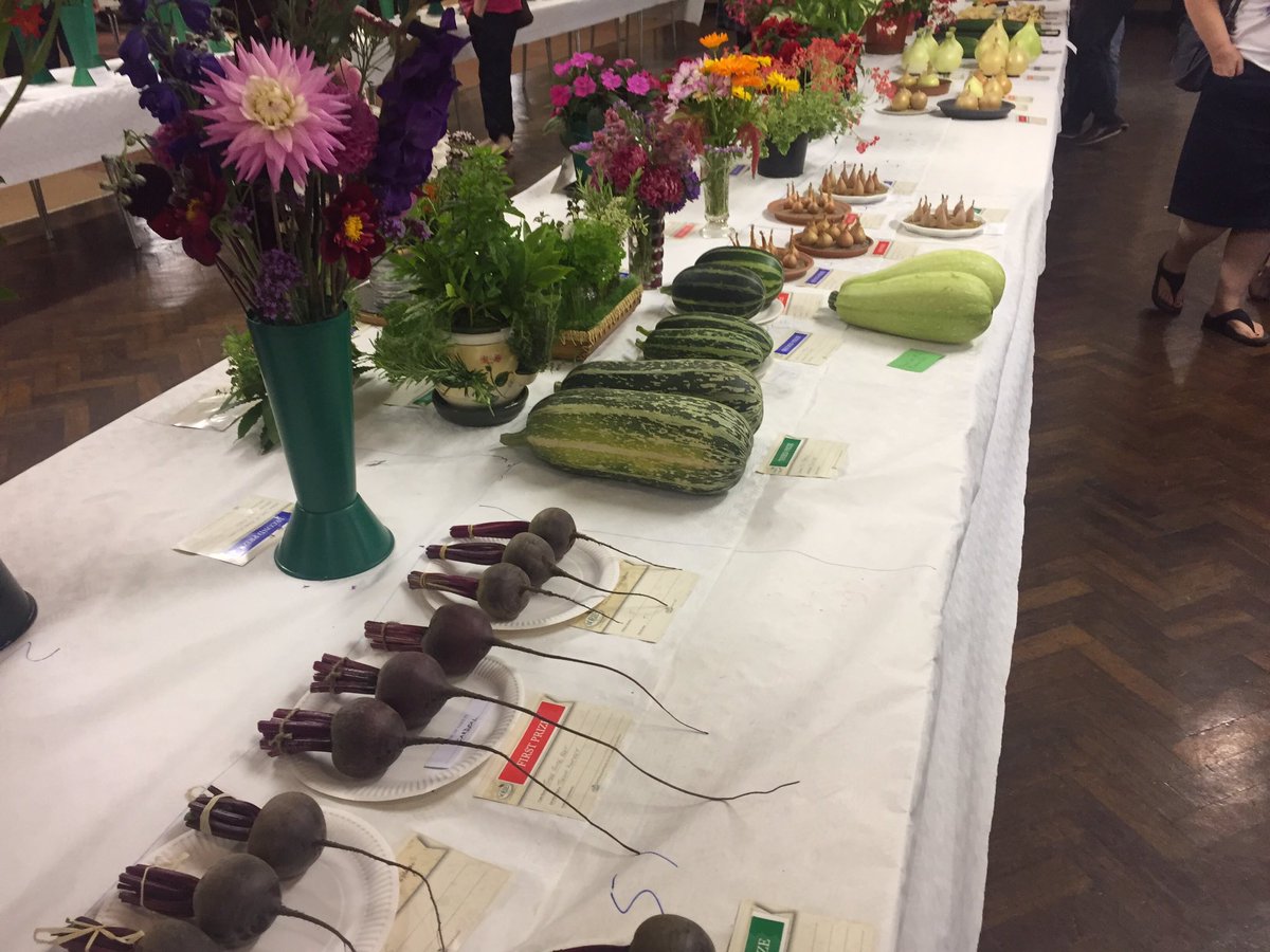CPJElmore's tweet photo. Congratulations to competitors &amp; winners at Llanharan Horticultural Show. Thanks Nathan, Sharon, Rob &amp; rest of cmmt for another superb show! https://t.co/jF8O7Bs6rr