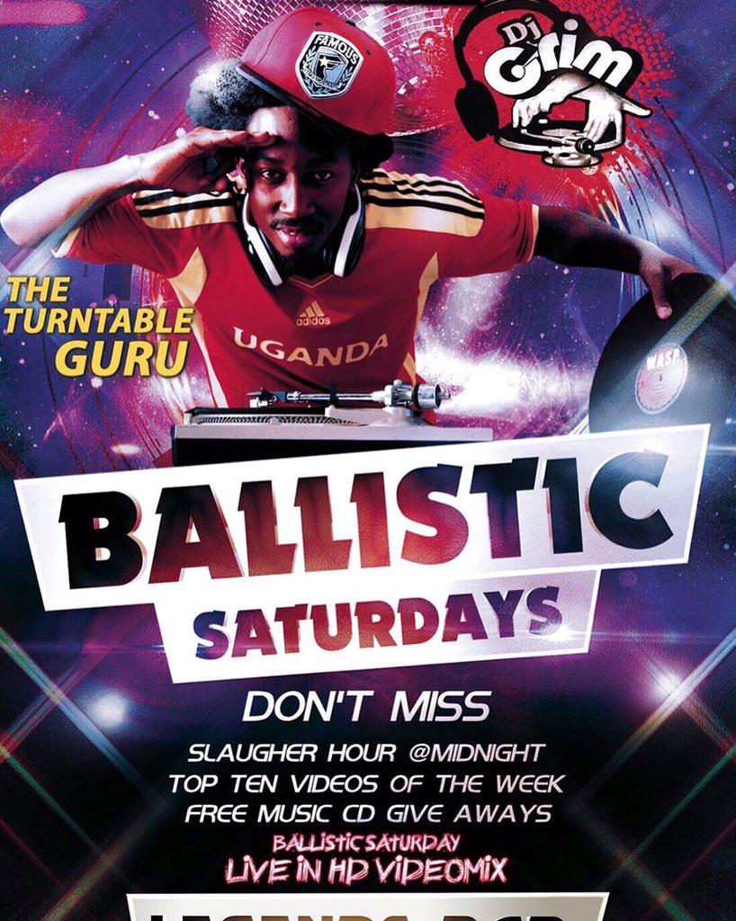 deejaycrim's tweet photo. Party is on #ballisticsaturday @LegendsKla https://t.co/sLgpSlIzQw