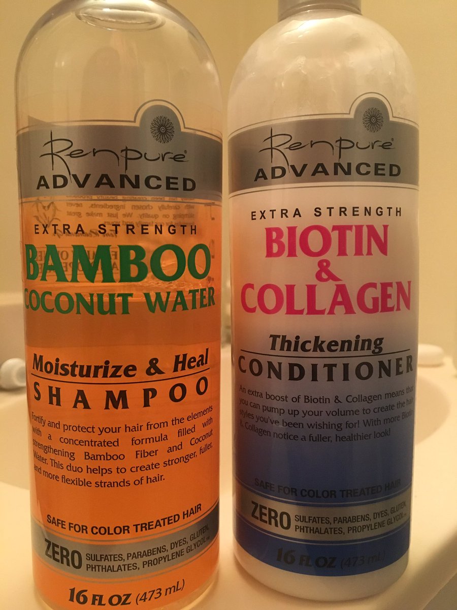 BunnyTabbit's tweet photo. the best shampoo and conditioner I've ever used!!! @renpure https://t.co/1WMeAcSGX3