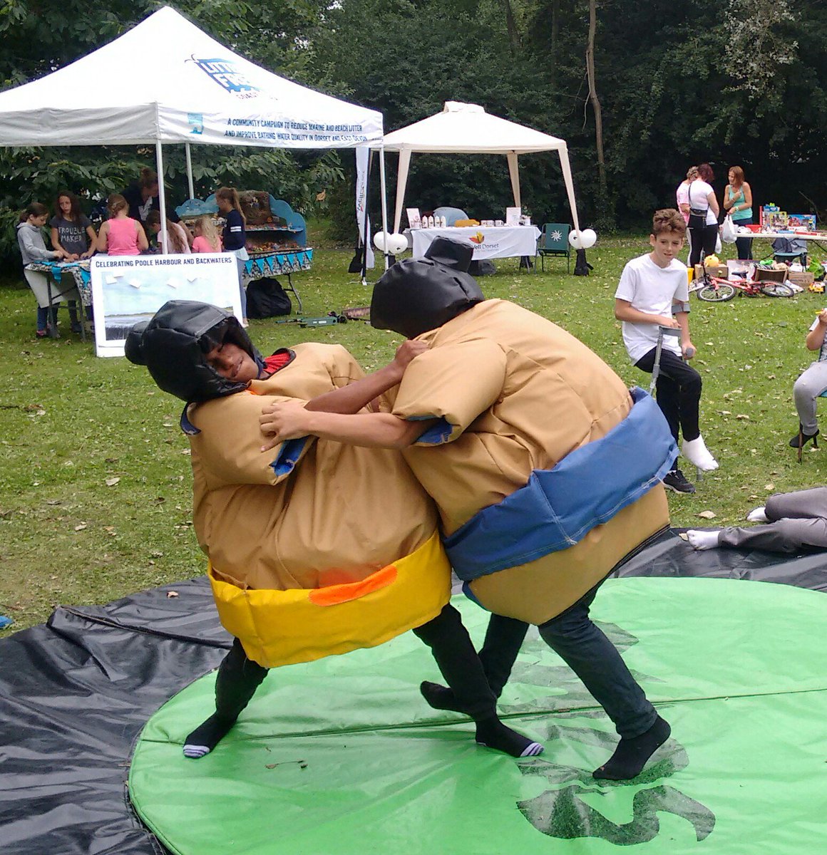 We've had a fantastic day on Turlin Moor at our Let's Talk Moor summer celebration. Sumo wrestling a major hit with the kids!!