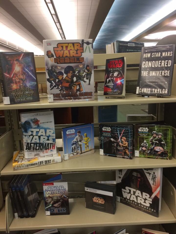DorkSideOForce's tweet photo. What I saw walking into the Library this morning. This is what I'm talking about #strongwiththeforce https://t.co/VC3NeovL1m