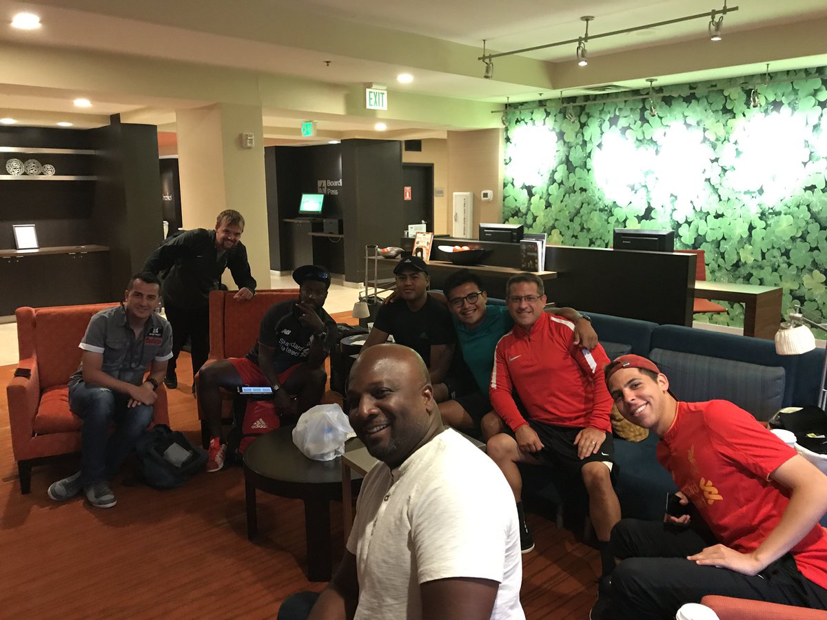 CoachJWear's tweet image. Fellowship with coaches watching @LFC vs Watford #BleedingRed #SoccerLife