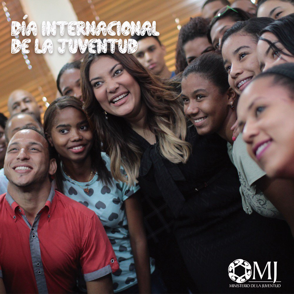 JuventudRD's tweet photo. Somos la fuerza que mueve el mundo, la imaginación que se hace realidad, somos jóvenes. ¡Felicidades en este #DíaInternacionalDeLaJuventud! https://t.co/5a7DTGmxX6