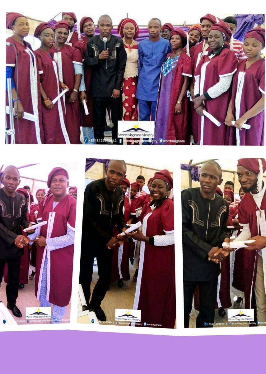 WordMagnate's tweet photo. Graduands frm d 1st batch of d Leadershp&amp;Ministry Sch in response to d mandate to raise spiritual&amp;marketplace leaders https://t.co/UJzf2OZJMc