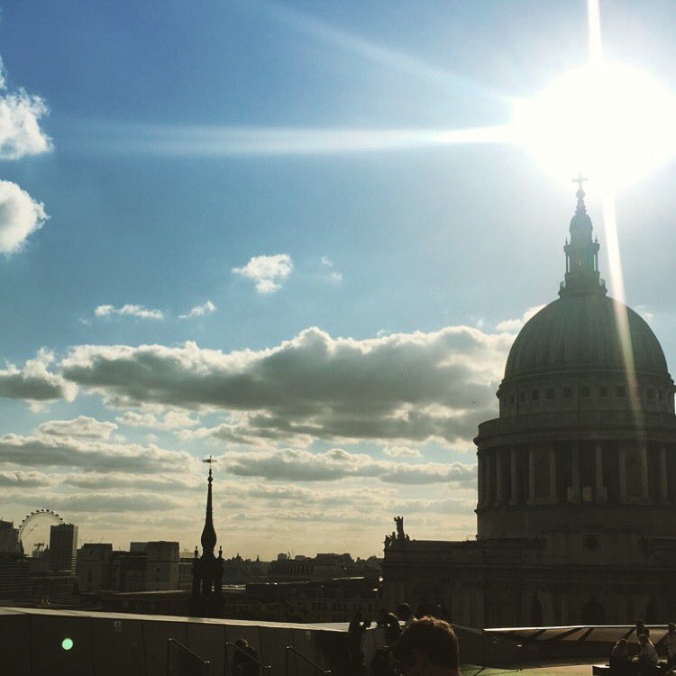 Gazstronomous's tweet photo. Caught this beaut of a view on Thursday evening! #madisonrooftop #london https://t.co/omBSbp6J5v