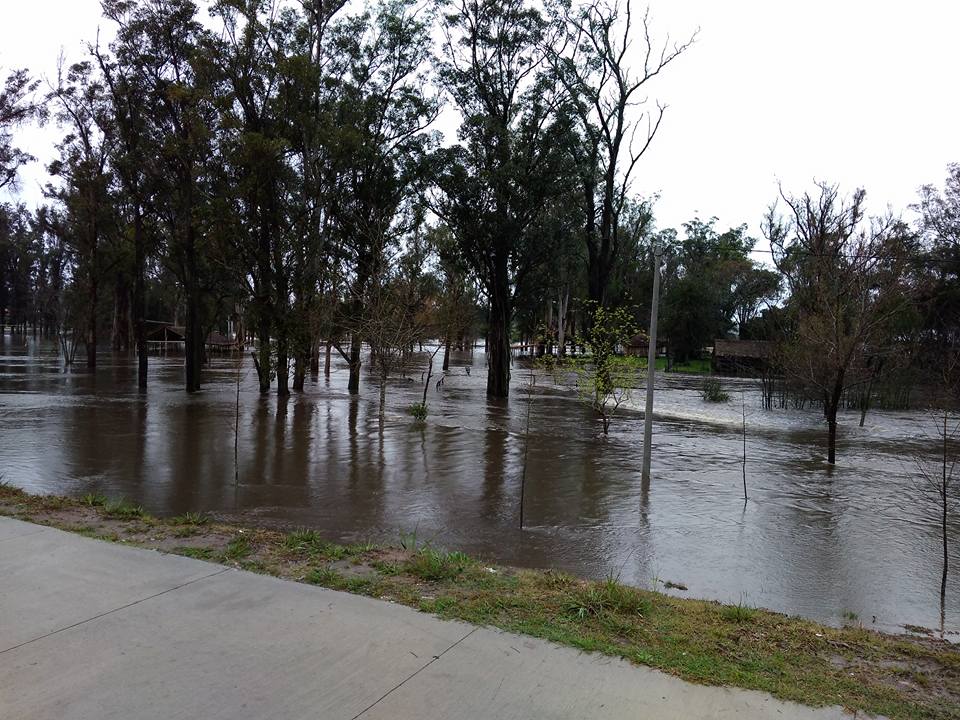 Una familia del barrio Santa Isabel integrada por 9 personas ya fue desplazada por la creciente del Tacuarembó chico.