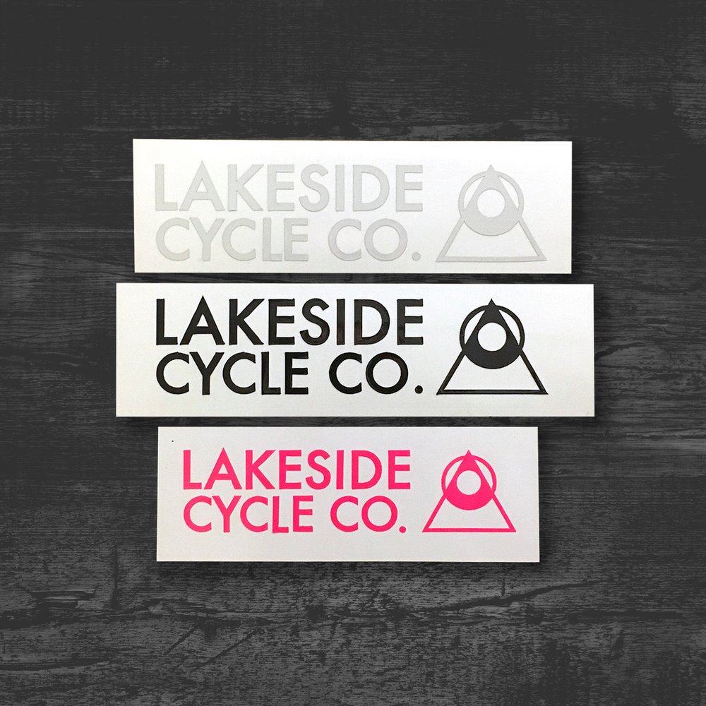 Sticker-bombing your whip? Check out the new reflective Lakeside sticker set! 🔥
lakesidecycleco.com #cycling #reflective #stickers