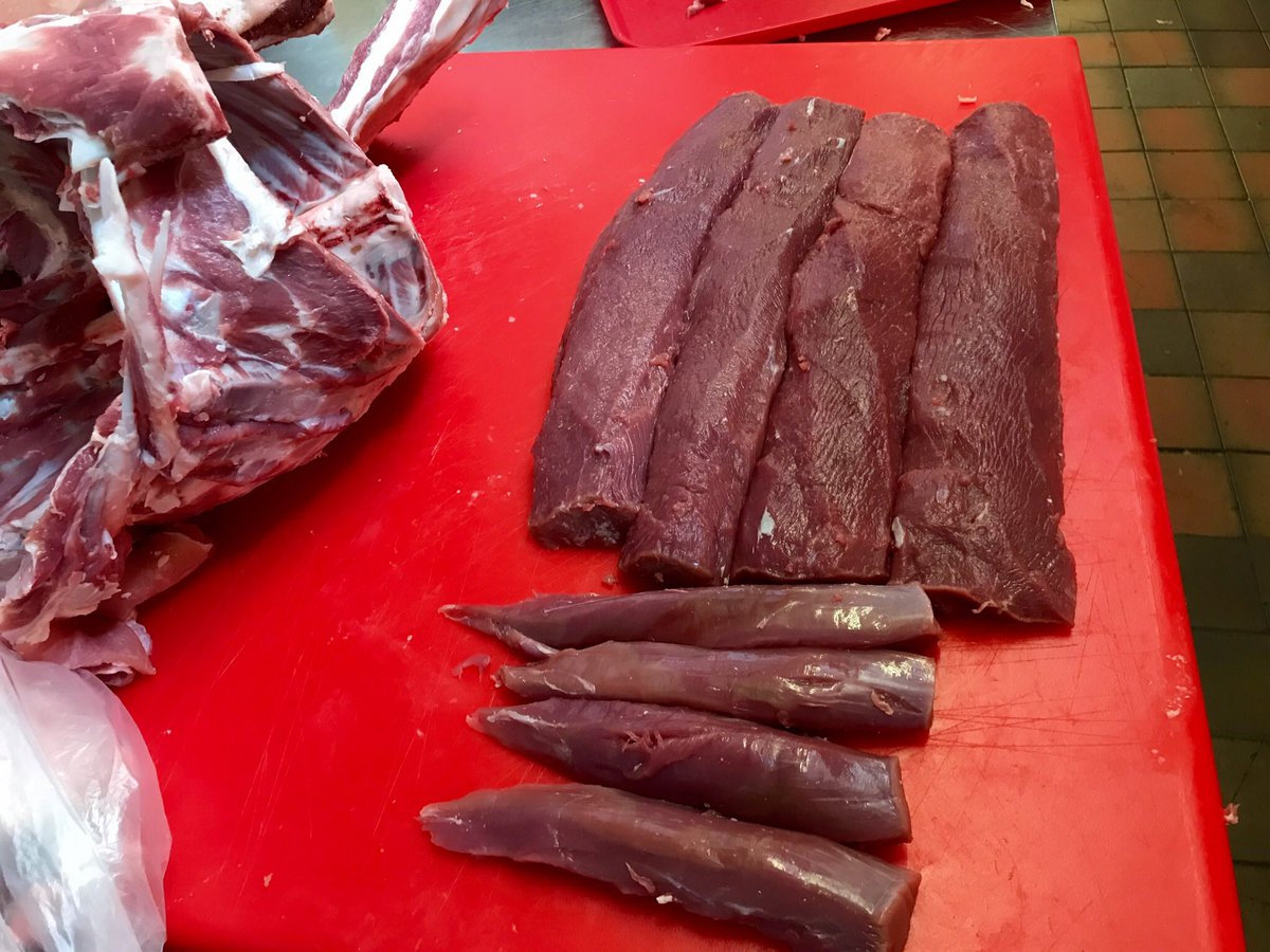 ChefsPass's tweet photo. Today I've been mainly honing my butchery skills @Althamsbutchers #britishlamb #lambloin #lambfillet #butchery #boucherie https://t.co/uTt0en90vh
