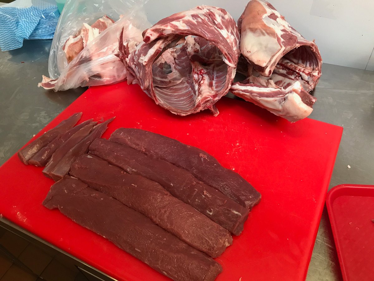 ChefsPass's tweet photo. Today I've been mainly honing my butchery skills @Althamsbutchers #britishlamb #lambloin #lambfillet #butchery #boucherie https://t.co/uTt0en90vh