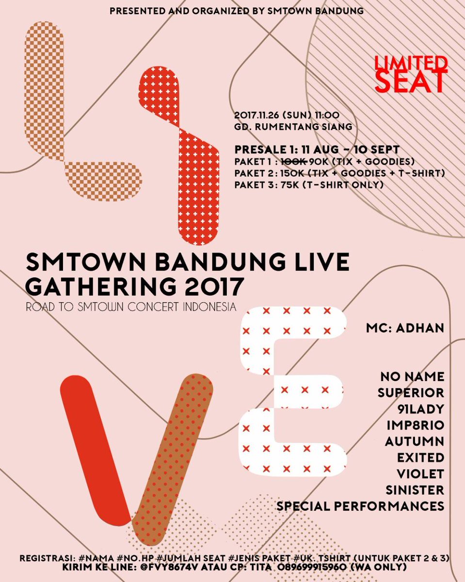 Annyeong ELF, Sampe ketemu nanti tgl 26 November 2017 di Gd. Rumentang Siang yah, mark your calendar! :)