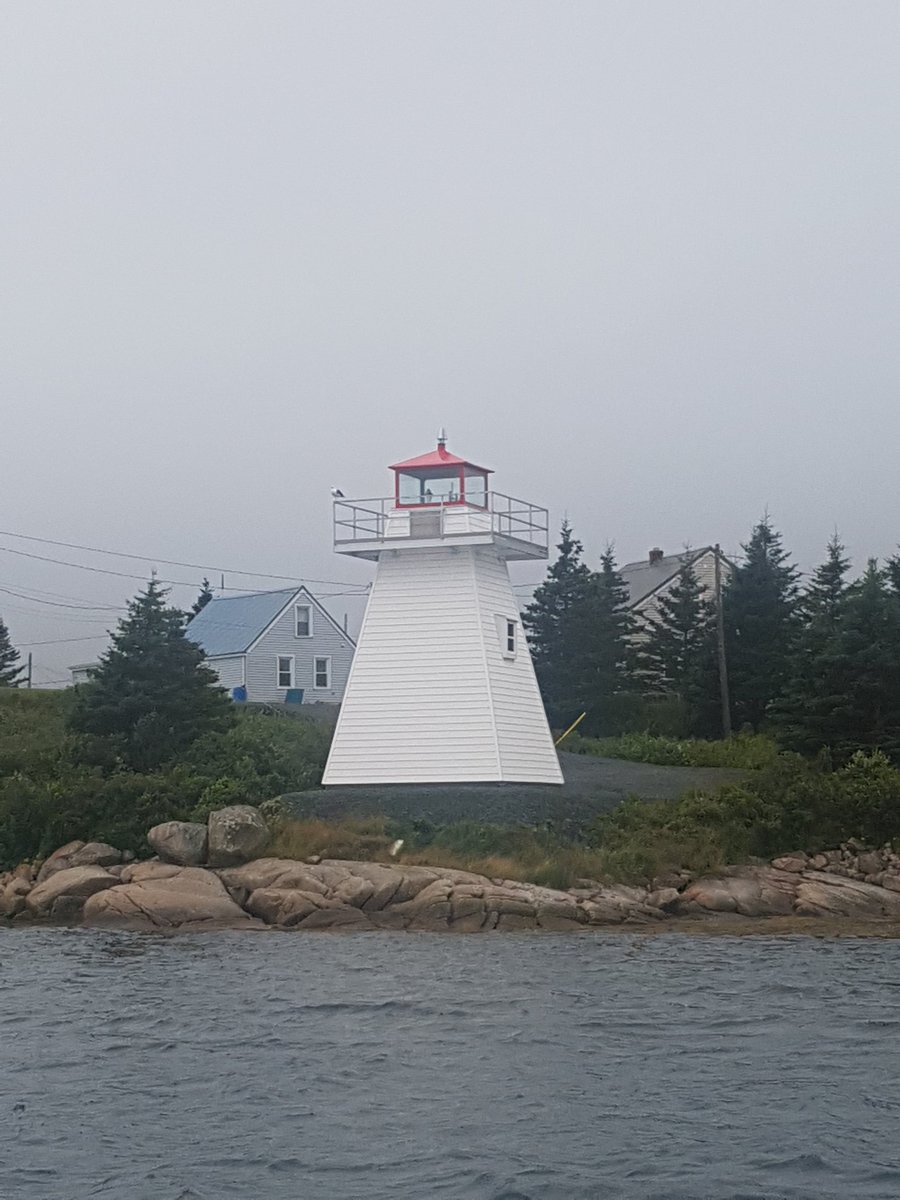 Bull Point #lighthouse as seen from #Sambro #harbour just outside #Halifax #NovaScotia #canada. <a href="/NSLPS/">NSLPS.COM</a> #heritage