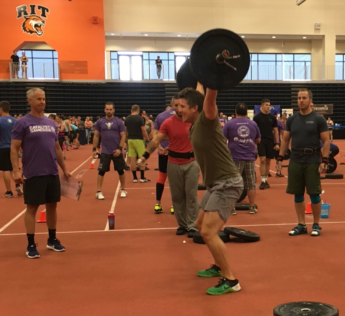 bodymindfloat's tweet photo. The heats are underway at the 2017 Catalyst Games at #RIT! Come support these amazing athletes competing in support of @ROCoveryfitness https://t.co/ysokVPDhMi