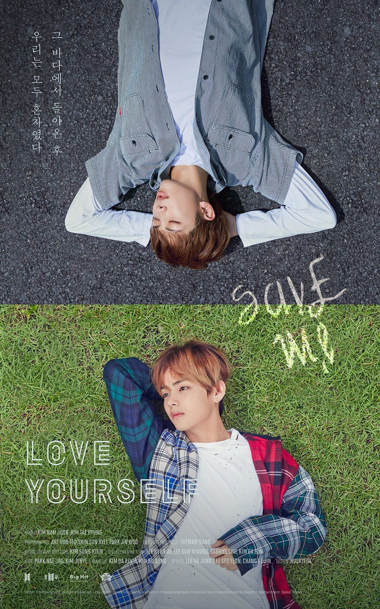 Bighit Entertainment Bts 방탄소년단 Love Yourself Poster Rapmonster V