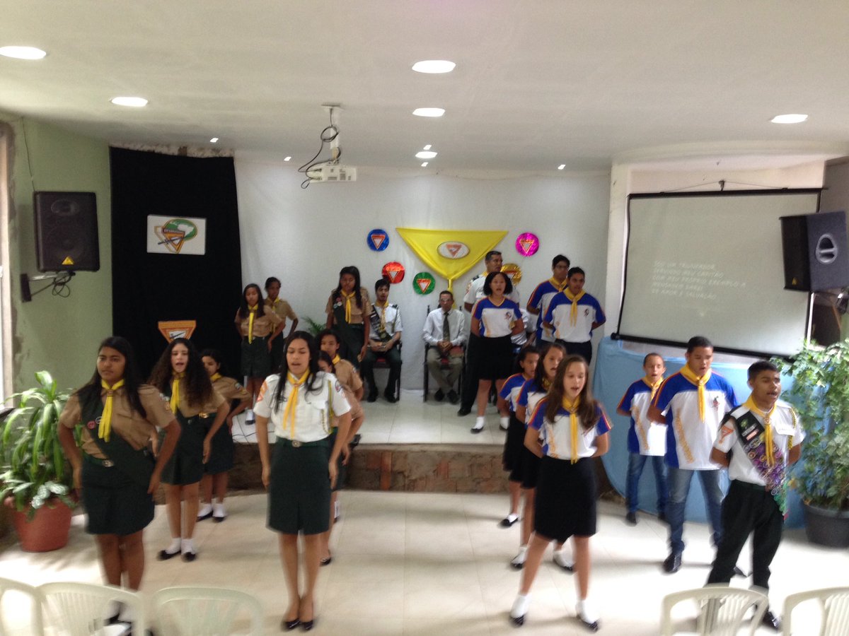 Linda Programação do Clube Desbravadores Albatroz, #iasd Canaã, Maceió-AL. Parabéns Marciel e equipe. Obrigado Andrey. Por uma #IgrejaViva