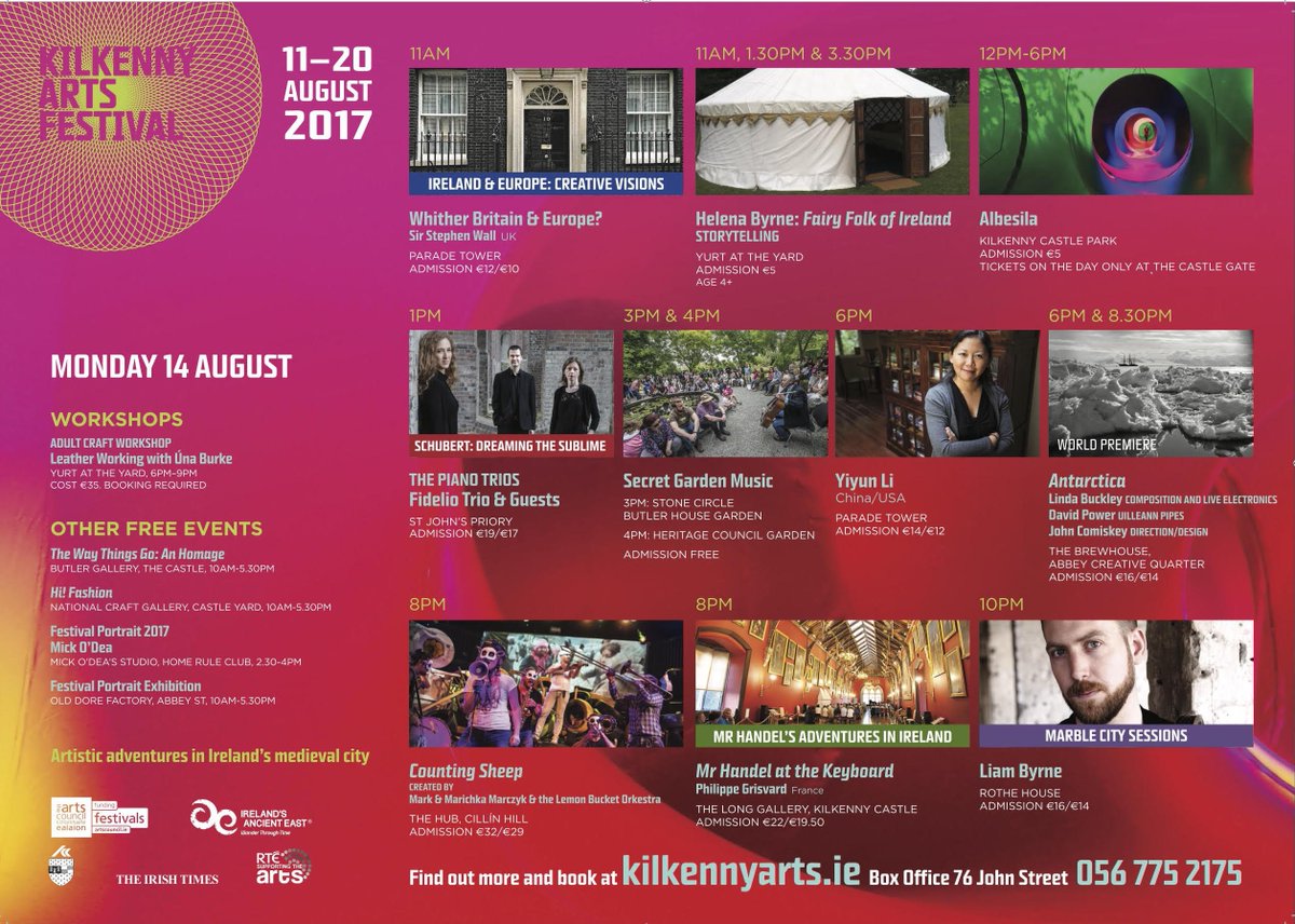 Get rid of your Monday Blues at #KAF17!  #IrelandsAncientEast #creativeireland
