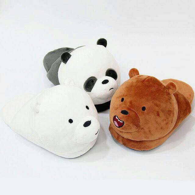 BagginyY's tweet photo. รองเท้าสลิปเปอร์ we bare bears ขนาดเท้าประมาณ 38 น้า คู่ละ 390฿ ส่งฟรี! https://t.co/64yc2ilvWD