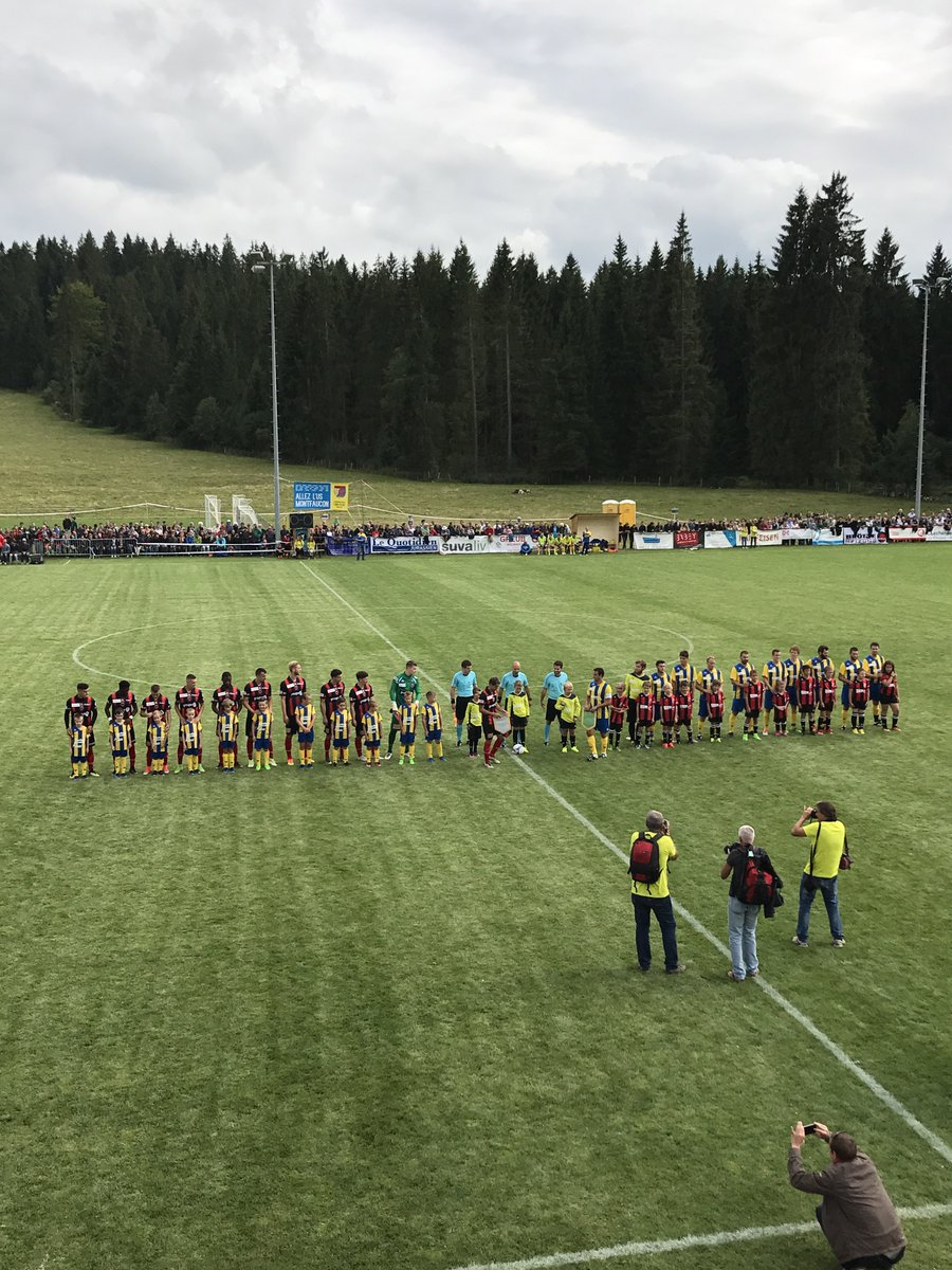 XamaxFCS's tweet photo. C’est parti pour ce match de coupe Suisse face à l’US Montfaucon. #USMXAM https://t.co/6Hnu1qDwuD