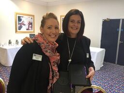 BforBBolton's tweet photo. Carren Bell @LagansFoundatio Rachael Franklin @ThePeopleShed receive their new #bforb membership pack @BforBBolton https://t.co/QToAwRf6iP