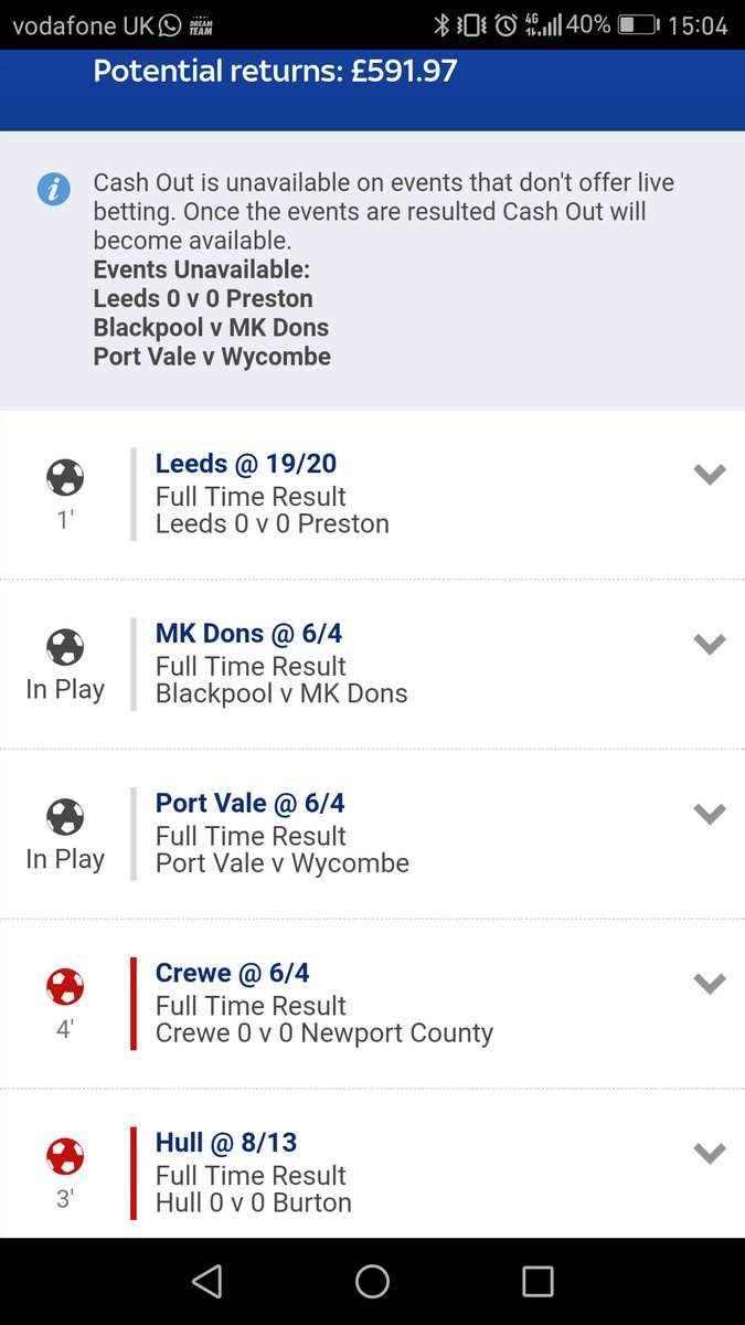 ShaunBlow's tweet photo. @SkyBet what's going on!?!?!? 3 football league games without live betting? I'm off to @paddypower #byebye #schoolboystuff https://t.co/362Tnaf5Ef