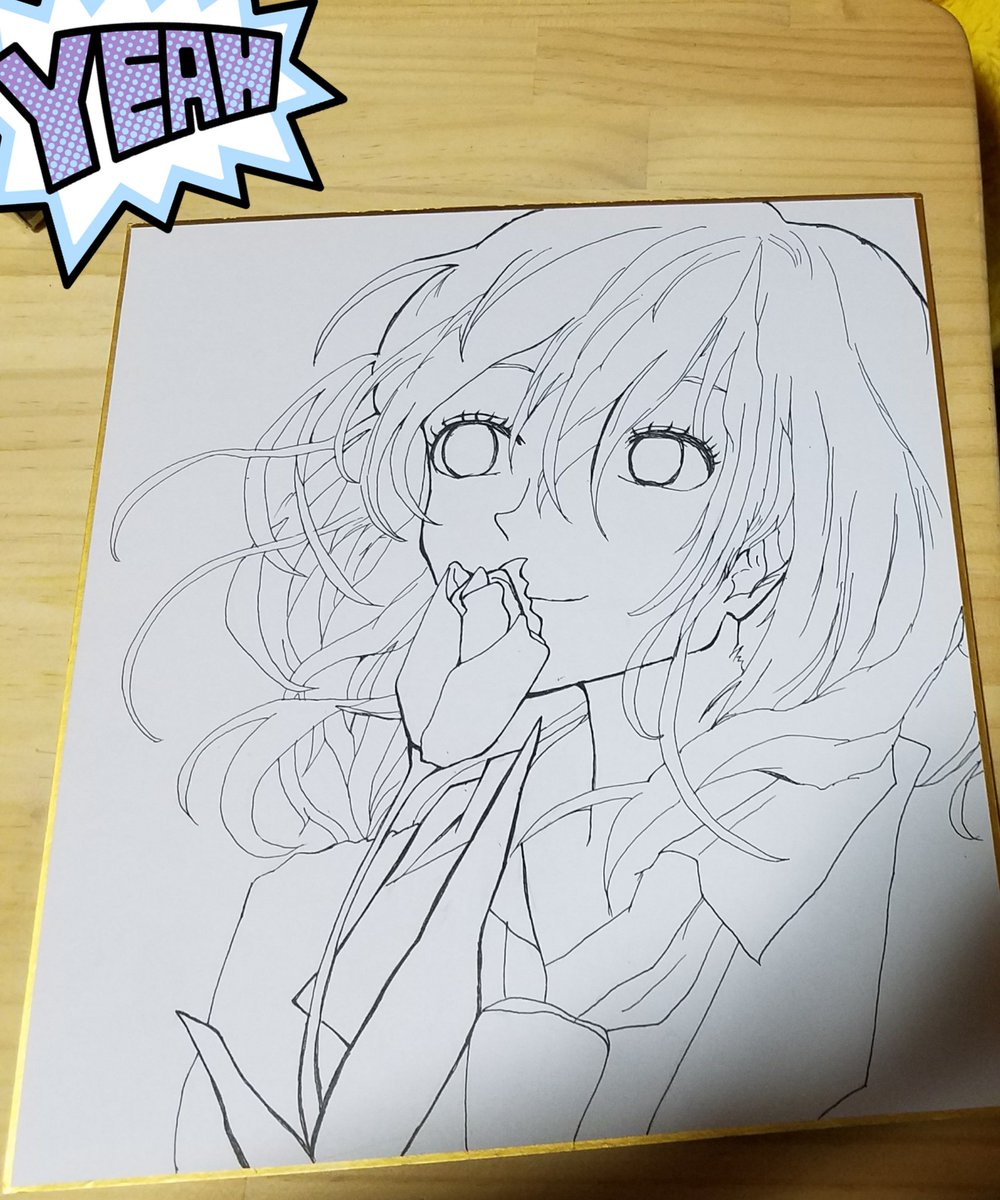 かな 朝方くらいに言ってた雛ちゃんのイラストこれです ボールペンでペン入れしました メルカリにて販売 しますので ほしい方はリプやdm メルカリにコメントよろしくお願いします メルカリ イラスト 瀬戸口雛 Honeyworks T Co