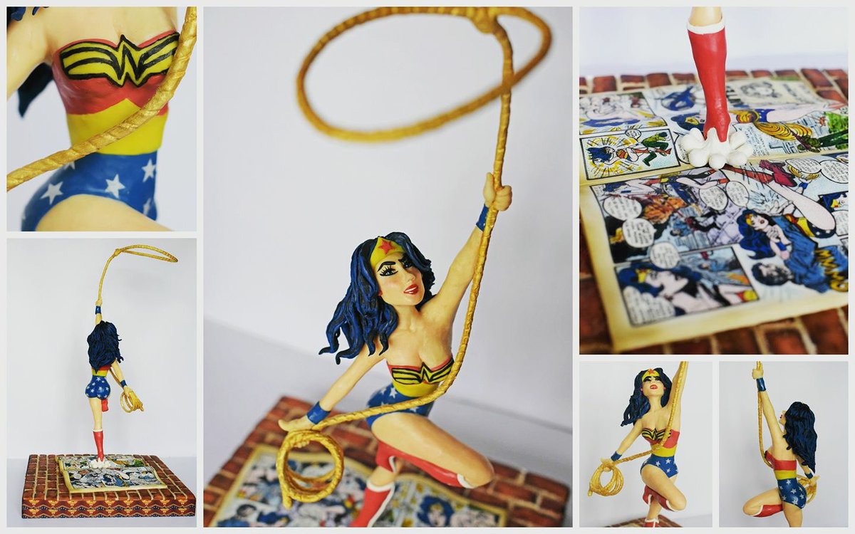 RobBGUK's tweet photo. Continuing my #shareweekend at https://t.co/sf3LyHIgHQ is @LifeinSugar with this Marvellous (DCous?) Wonder Woman! #challengingstructures https://t.co/J5ORHKRdrw
