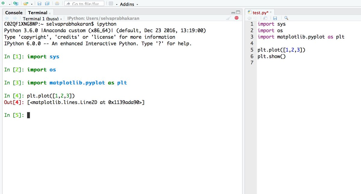 R_Programming's tweet image. R Tip: The preview release of RStudio has a new terminal and you can run python line-by-line. #rstats #datascience blog.rstudio.com/2017/08/11/rst…