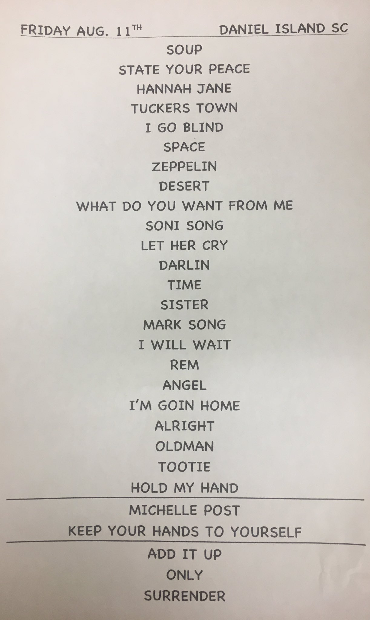Hootie And The Blowfish Fake Id Song