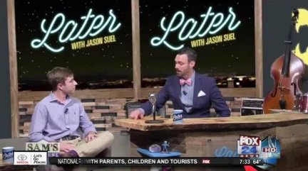couturechic1's tweet photo. Up next today?๐ฅ๐บ๐ฌHangin' out as a guest w/ these cool, brilliant peeps! #LateNightTV
#LaterwithJasonSuel
#TalkVarietyShow
#HeartofAR https://t.co/rWIjDCvdfK