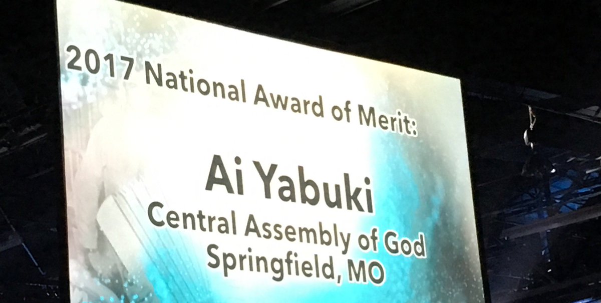 Congrats to Ai Yabuki, first place in woodwind solo at National Fine Arts! Parents are International Pastors Daisuke &amp; Yoriko Yabuki.