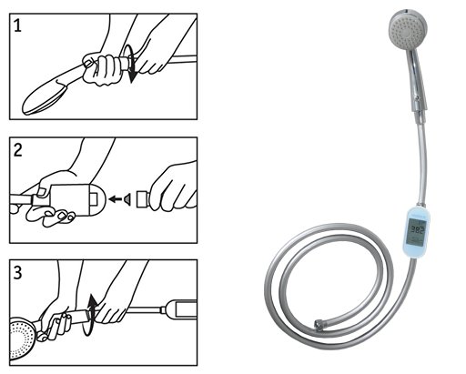Project_Save_'s tweet image. Amphiro has a simple installation process as the device will be mounted on your shower. This saves the trouble of replacing your showers!