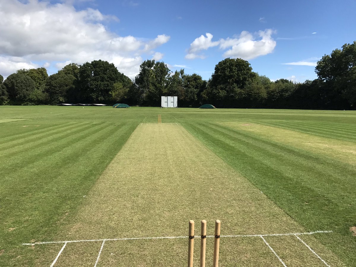 HanleyUptonCC's tweet photo. Ground &amp; pitch look lovely ahead of today's 1st XI game v @BoarsCricket 3rd XI #cricket #HCUCC https://t.co/zlgfJYChas
