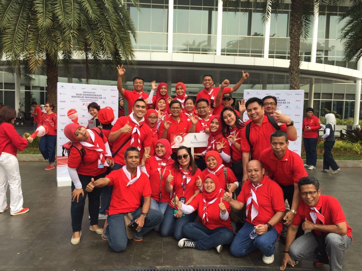 aeroglobeindo's tweet photo. Keseruan Aerowisata Group menyambut Kemerdekaan Indonesia bersama dg Garuda Indonesia Group #sayaindonesiasayagaruda #Garuda17an #sayagaruda https://t.co/djMO6zSD58