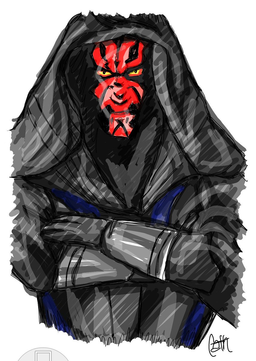 RinNokuno's tweet image. Because there's never enough Maul. 💖 *made a while back*
#StarWars #darthmaul #fanart #yoarte