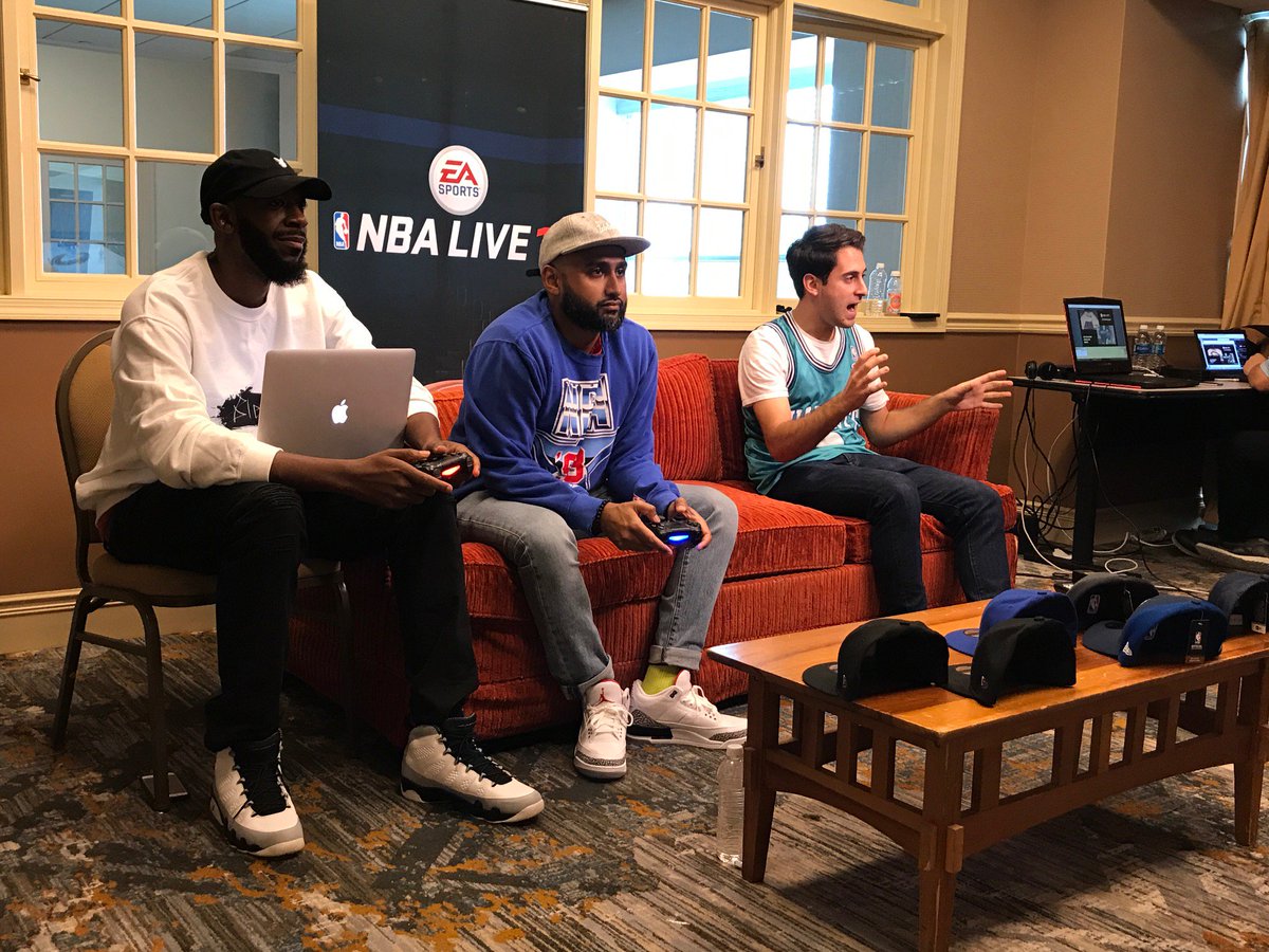 We’re live! - twitch.tv/nba 

We’re playing #NBALIVE18 with 6 #NBARooks, <a href="/AntoDaBoss/">Anto</a>, <a href="/KSpade64/">KspadetheProspect</a> &amp; @ThatKiddKuda all stopping by!
