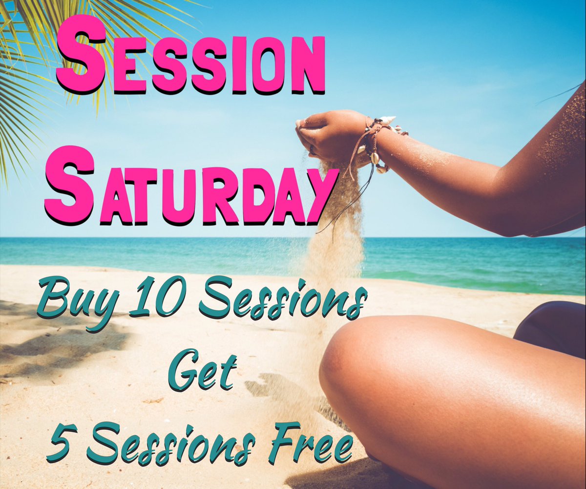 SunDazed_DE's tweet photo. It's #sessionsaturday @sundazed_de Buy 10 sessions get 5 free! Don't miss out! We are open till 6pm today. https://t.co/ZUZvmiLKdn