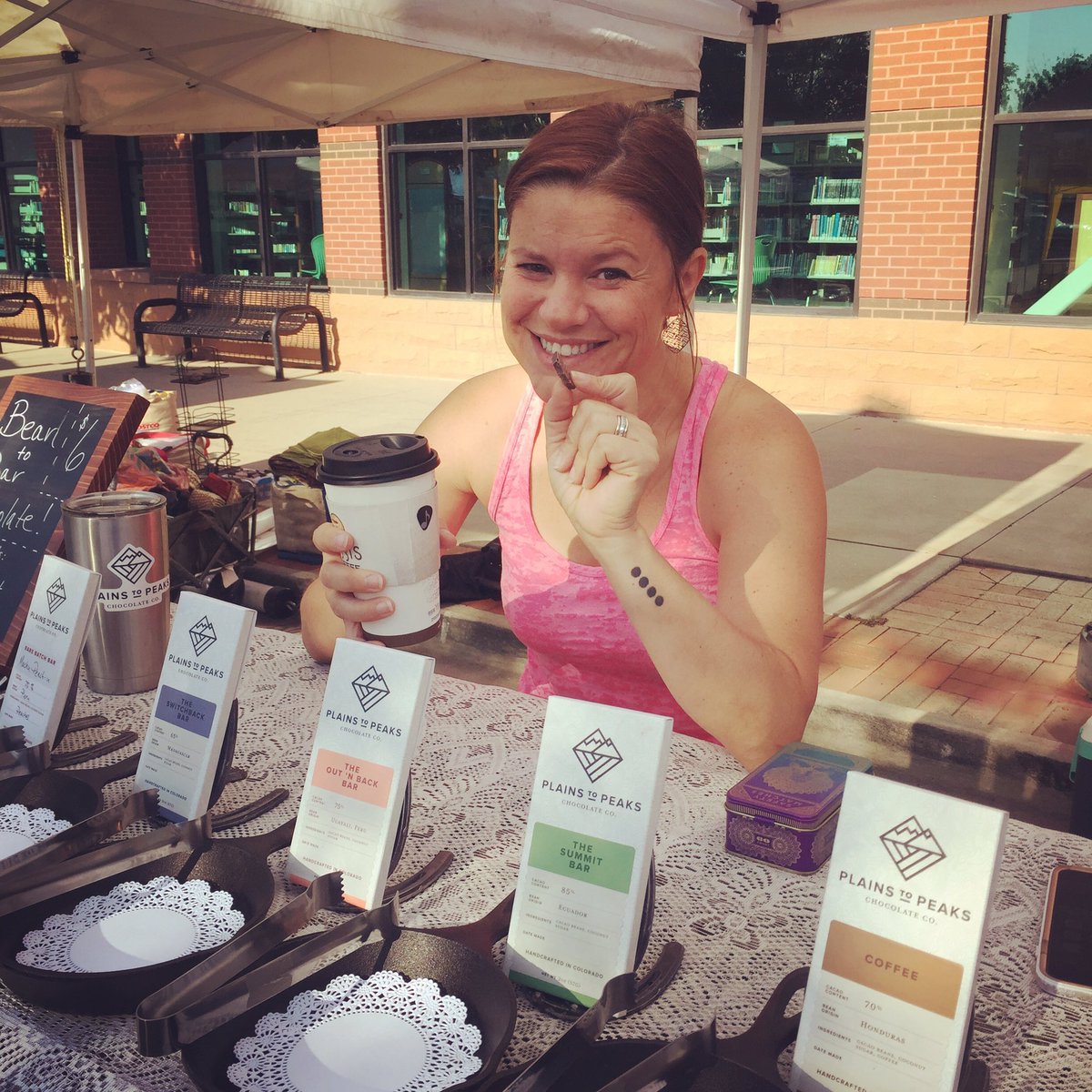 p2pbean2bar's tweet photo. It's never too early for chocolate! 
 #colorado #longmont #chocolate  #chocolatelife  #beantobarchocolate https://t.co/prtKu8xVuu