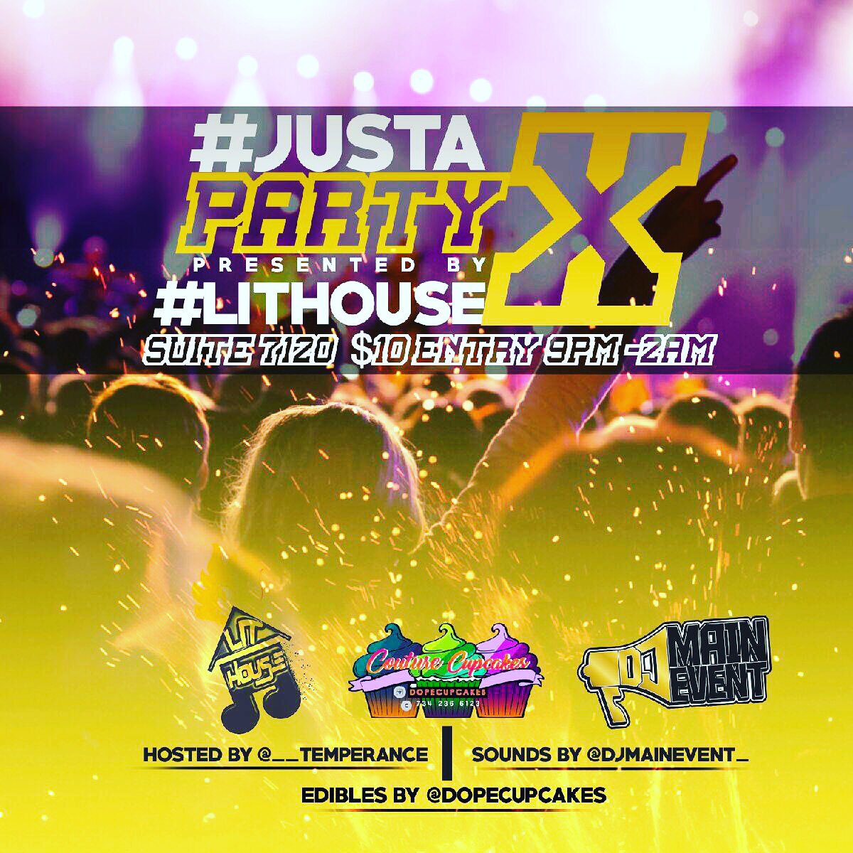 RinaSoDope's tweet photo. #TONIGHT 📆📌Let's get littttt🔥🔥IT'S #JustAParty #LitHouseX📍 🏚Custom Dessert will be provided by #DopeCupcakes 🤤🤗😛Text PreOrders #7342366123 📲 https://t.co/q0apWDPJ7x