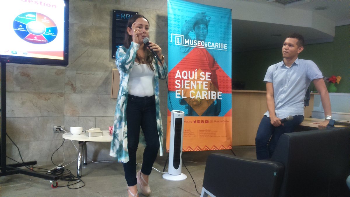 leidycerpa's tweet photo. @aosoriogomez de @Carnaval_SA hablando de la fiesta más importante del país. Gracias @DosisDigitalCo y @MuseodelCaribe por esta experiencia https://t.co/khQPFITVZW