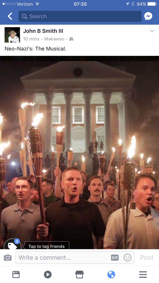 JamboBienvenue's tweet photo. Neo-Nazi's The Musical. Will it be the sleeper at the Tony's? #StandAgainstHate #DeathToWhiteNationalism https://t.co/SniGpfmeF2