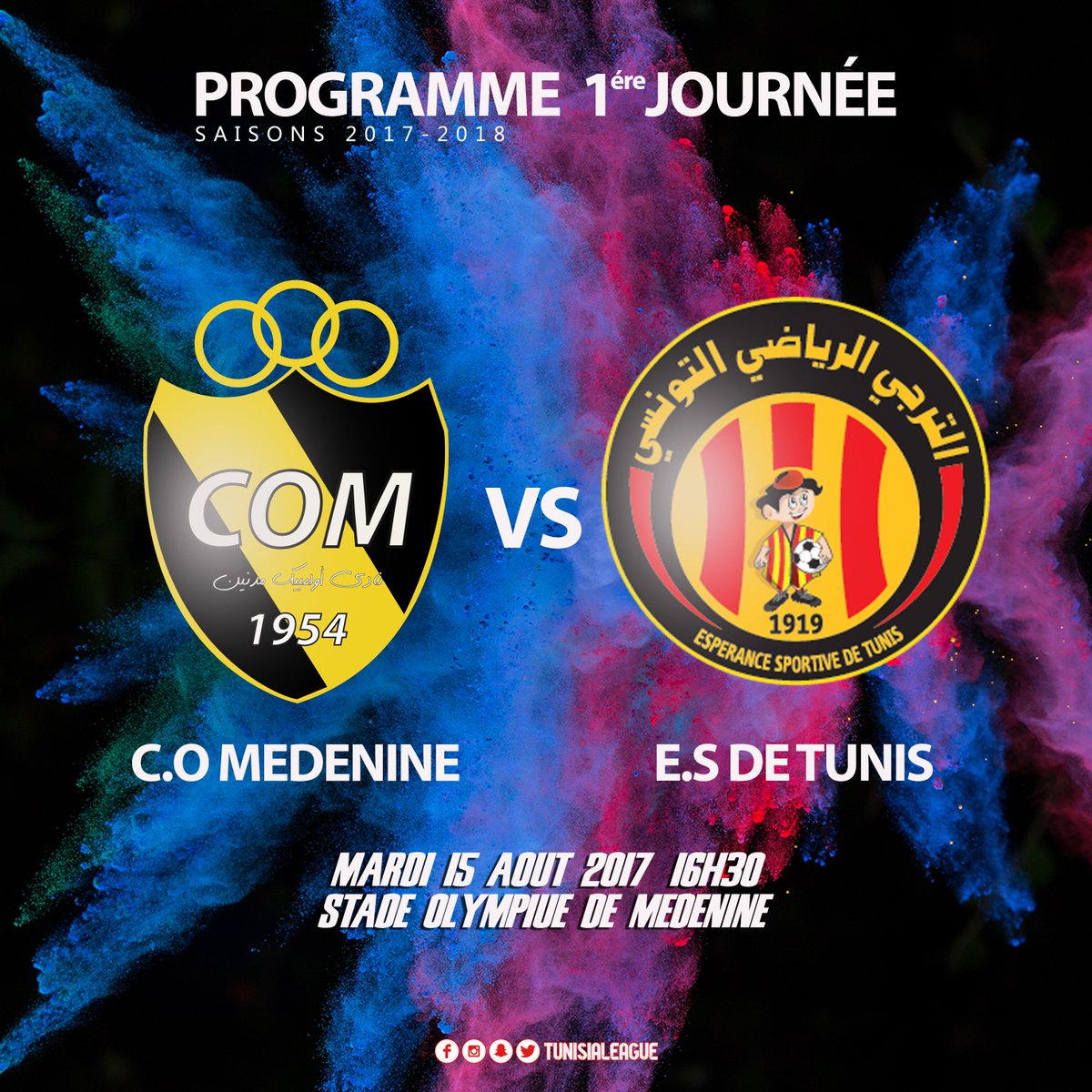 TunisiaLeague's tweet image. كيف تتوقعون عودة أولمبيك مدنين للرابطة الأولى باستضافته للترجي فالمباراة الأفتتاحية على ملعبه يوم الثلاثاء  🤔 ؟
@ESTuniscom #comest