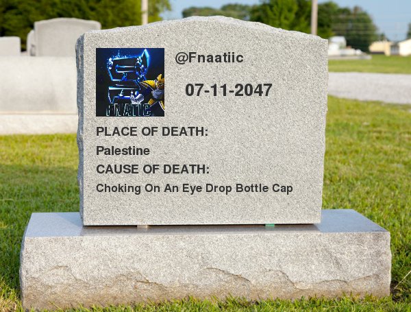 Fnaatiic's tweet photo. This is how and when I will die https://t.co/9VnZw5qeyf

. https://t.co/VY1OhTAgwM