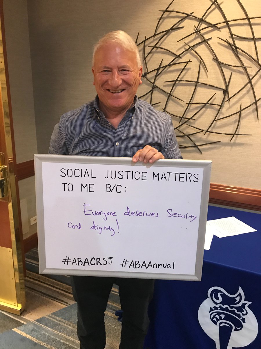 ABA_CRSJ's tweet photo. @AndyStern_DC, from our #WageDebate program shares his thoughts on #socialjustice. #ABAannual #ABACRSJ https://t.co/zq9ONQ9r5a