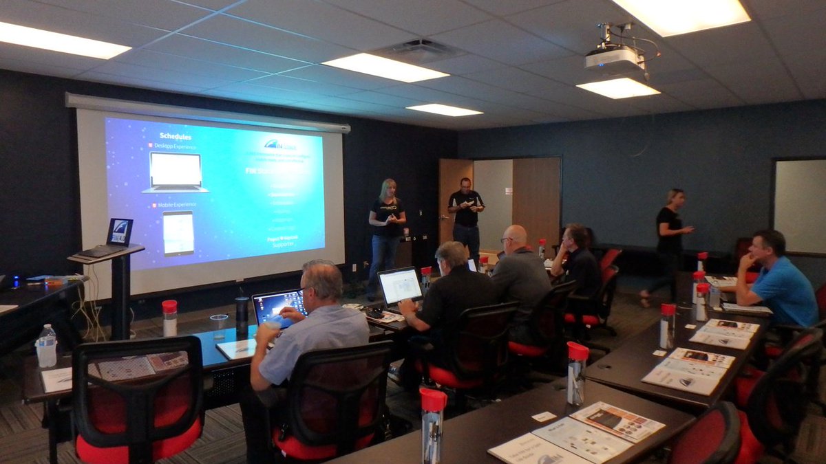 J2Innovations's tweet photo. This week the #FINtraining team was in Madison, WI and Grand Rapids Michigan with FIN authorized distributor CochraneSupply. #TFfaS https://t.co/wv3eRbkgek