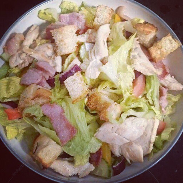 #Warm #chicken and #bacon #salad. #food #cafe #devon #locallygrown #supportlocal #farmshop