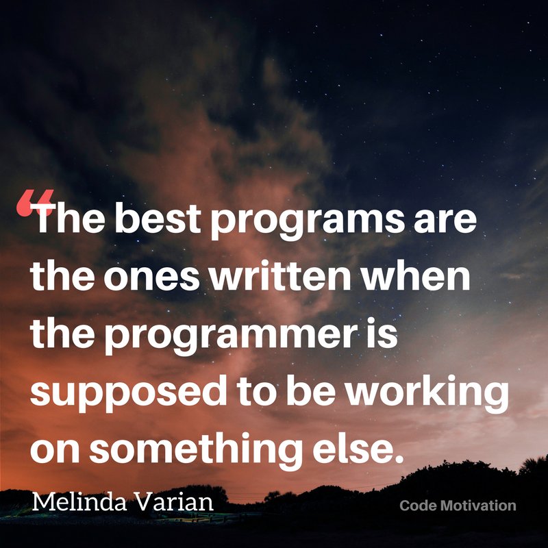 code_motivation's tweet image. Any #programmer can relate to that. Right? 🤔