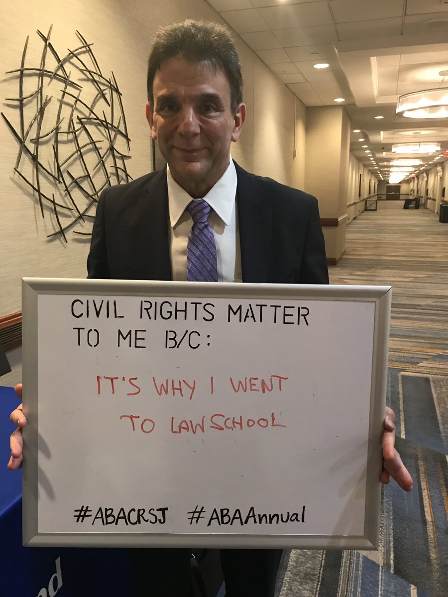 ABA_CRSJ's tweet photo. #ABACRSJ Section Chair @rob78910 joins the conversation! #ABAAnnual https://t.co/QOBVrvq5iG