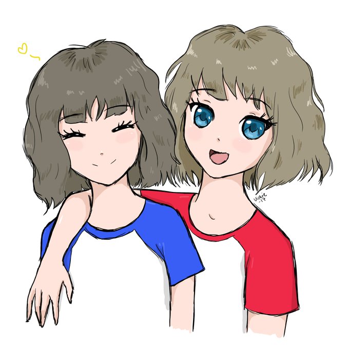 「dual persona short hair」 illustration images(Oldest)