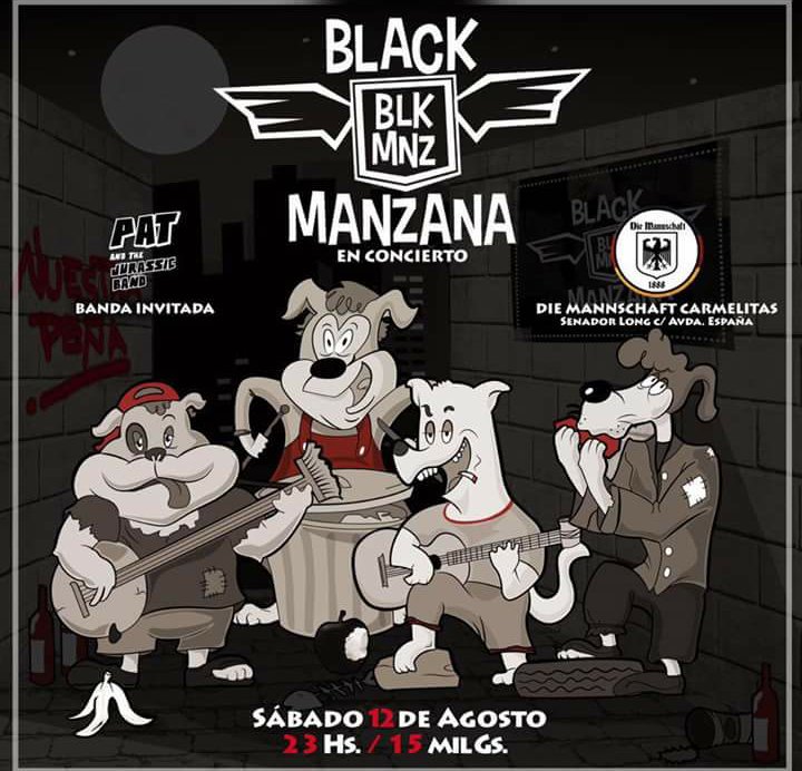 Esta noche tocamos en <a href="/diemannschaftpy/">Die Mannschaft Bar</a> (Carmelitas) con @black_manzana TE ESPERAMOS! 🐊